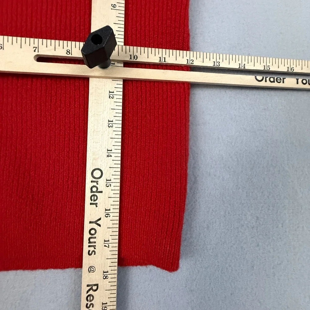 J.Crew Supersoft Cropped Cable Knit Sweater Tank Women's XS Wool‎ Alpaca Red